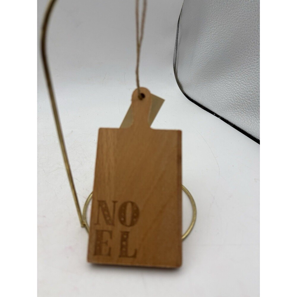 Mini Wooden NOEL Cutting Board Christmas Decor Food Safe Farmhouse 5”